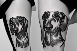 dachshund tattoo idea