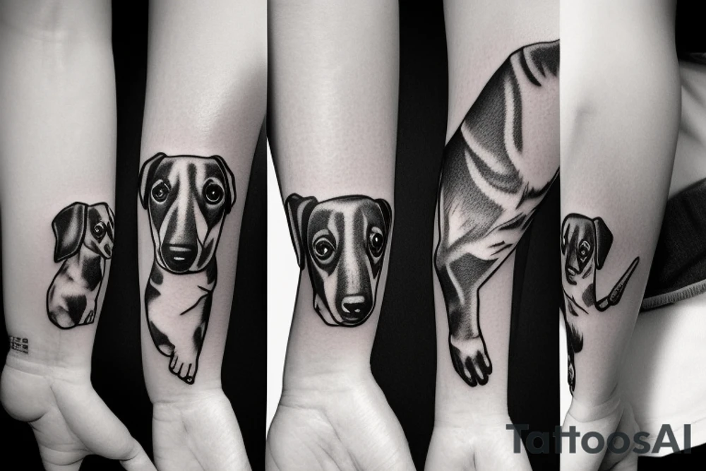 dachshund tattoo idea