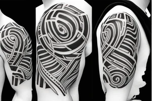 The sentence "So What?" Using abstract font tattoo idea