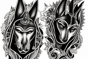 Anubis tattoo idea
