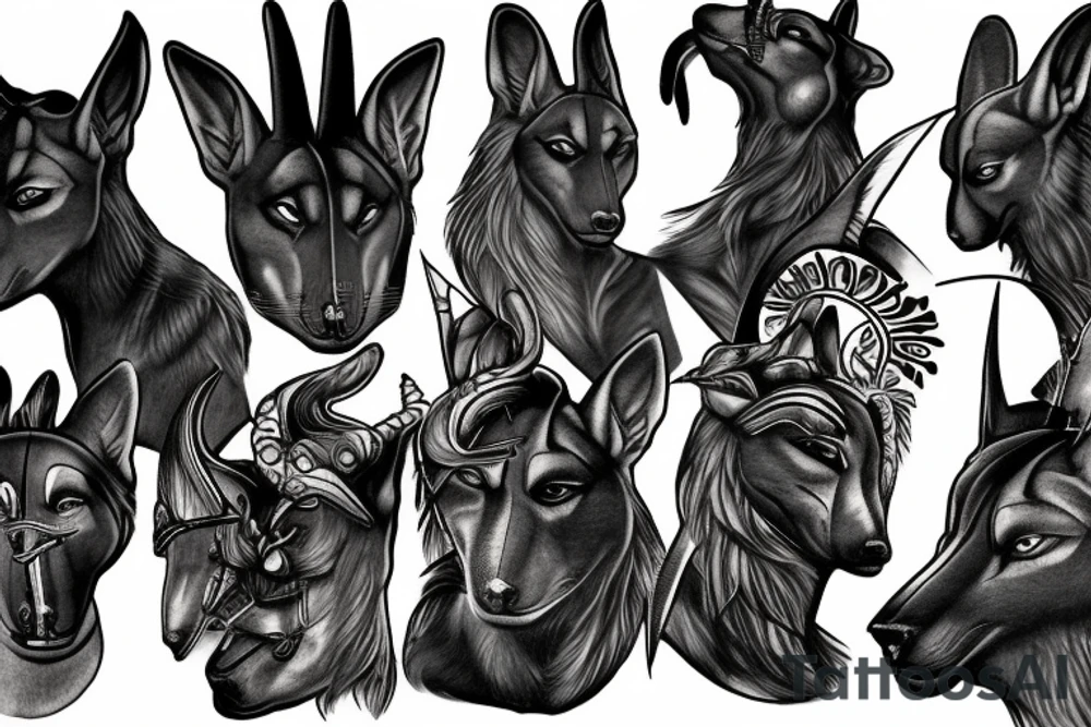 Anubis tattoo idea