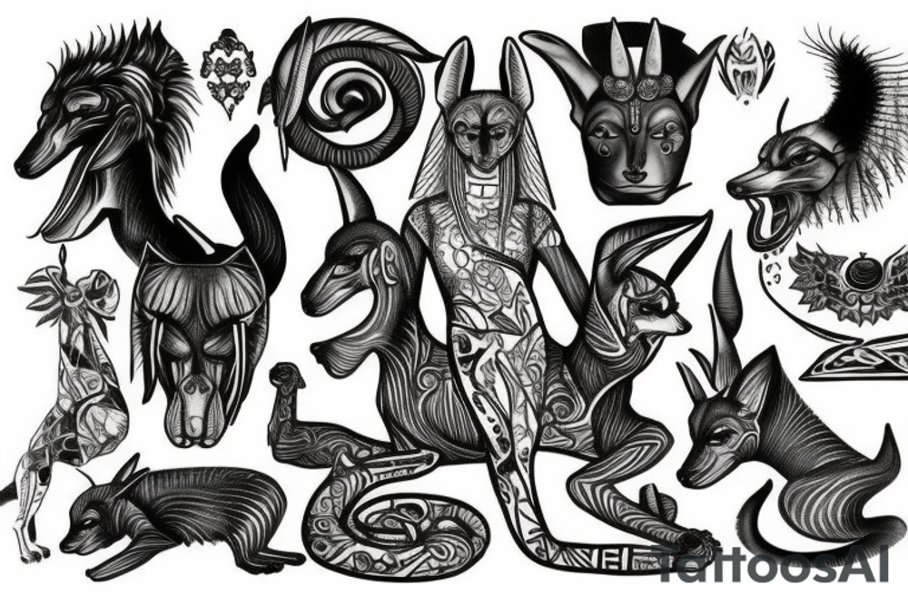 Anubis tattoo idea