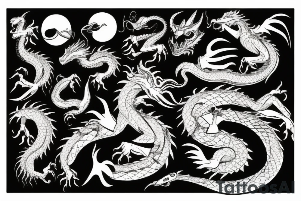 Dragon tattoo idea