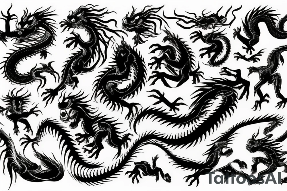 Dragon tattoo idea