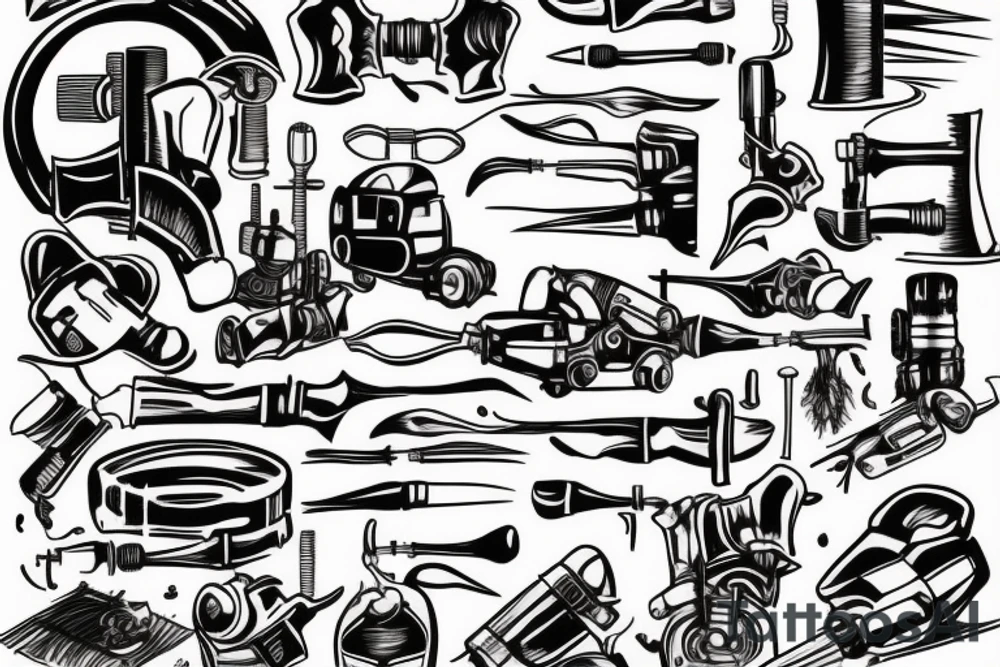 Welding shop related tattoo idea