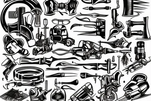 Welding shop related tattoo idea