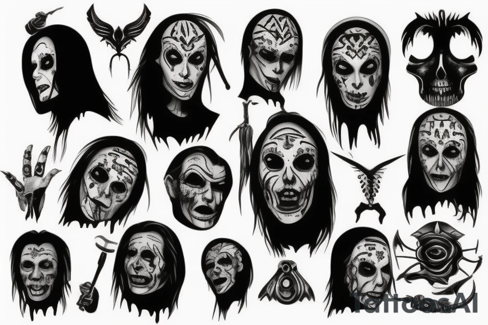 Classic horror movies tattoo idea