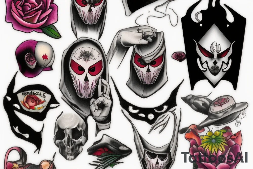 Ghostface tattoo idea