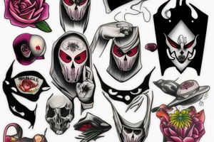 Ghostface tattoo idea