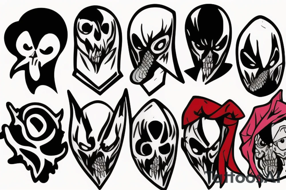 Ghostface tattoo idea