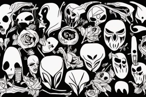 Ghostface tattoo idea