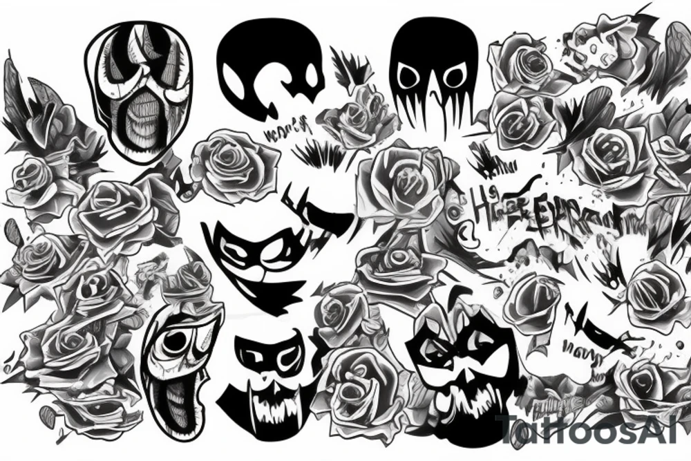 Ghostface Screa. tattoo idea