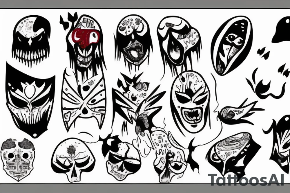 Ghostface Screa. tattoo idea