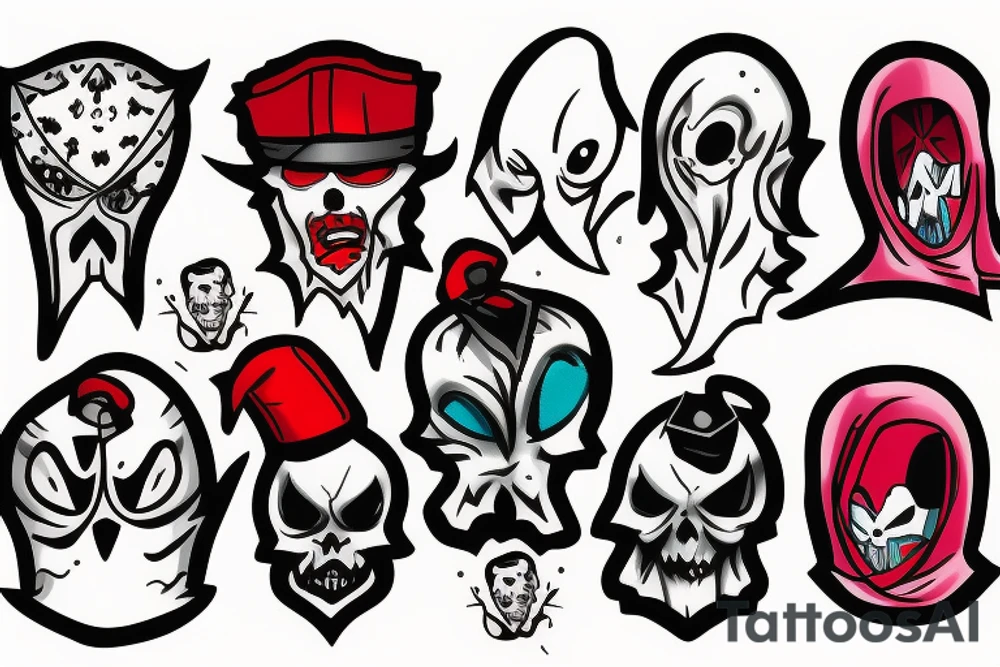 Ghostface tattoo idea