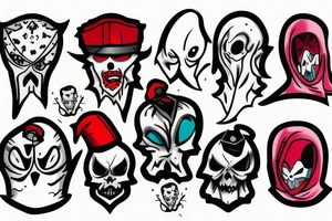 Ghostface tattoo idea