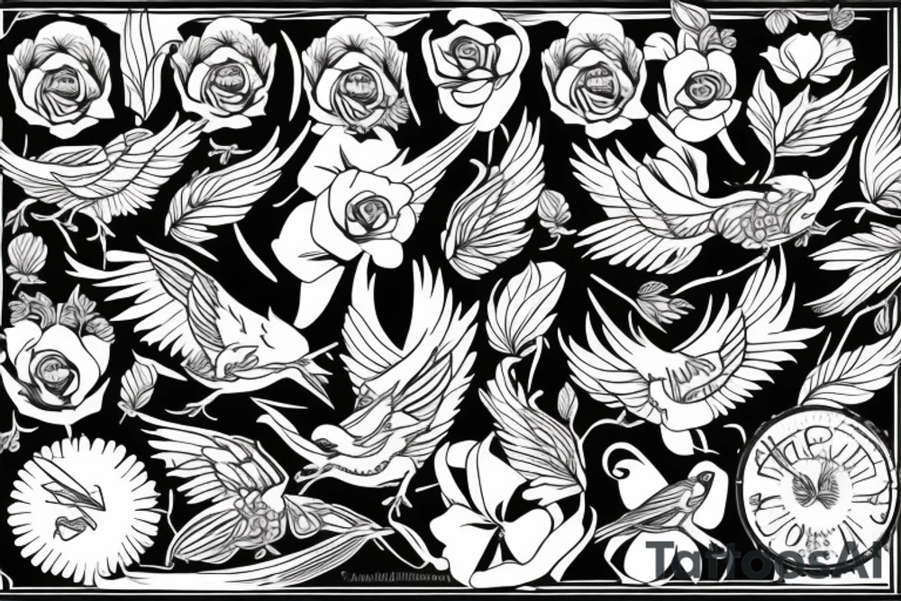 Sparrow tattoo idea