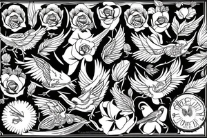 Sparrow tattoo idea