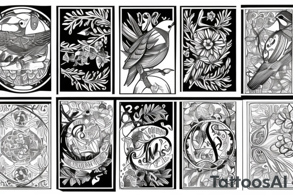 Sparrow tattoo idea