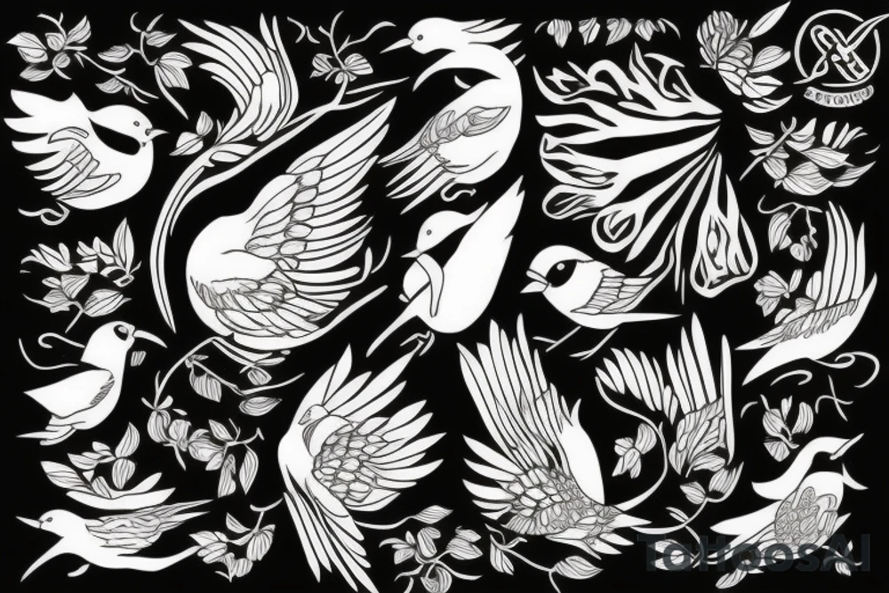 Sparrow tattoo idea