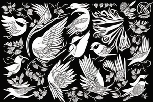 Sparrow tattoo idea