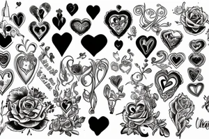 coeur sacrée de marie tattoo idea