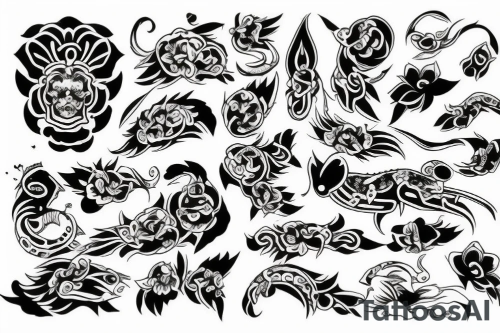 chat neo-traditionnel tattoo idea