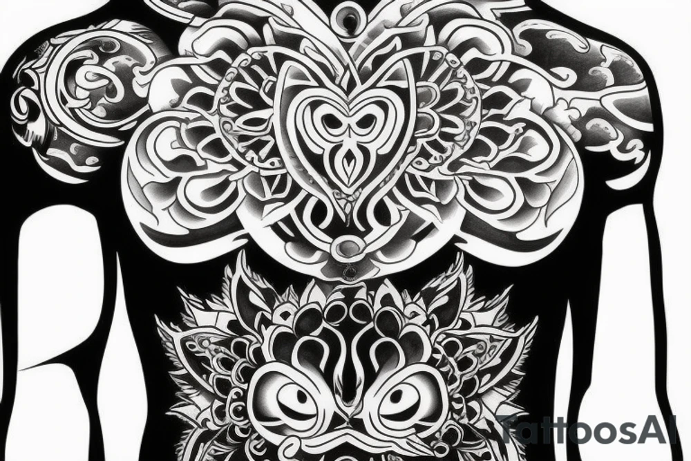 chat neo-traditionnel tattoo idea