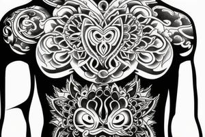 chat neo-traditionnel tattoo idea