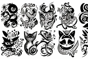 chat tattoo idea