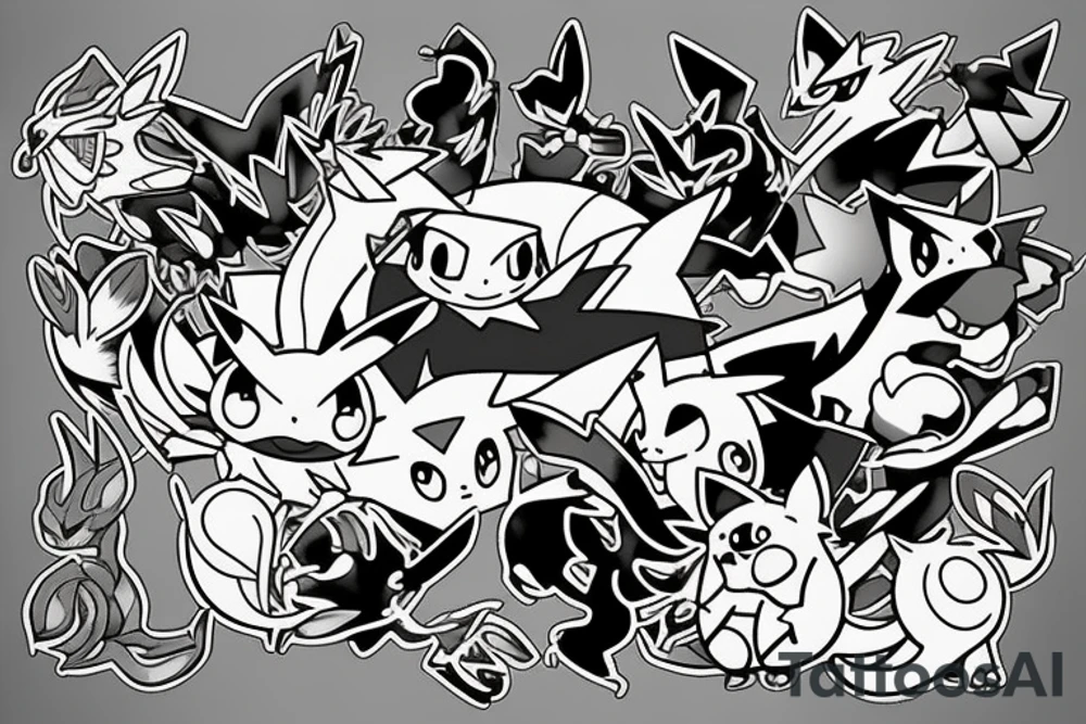 pokemon evoli tattoo idea