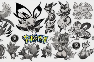 pokemon evoli tattoo idea