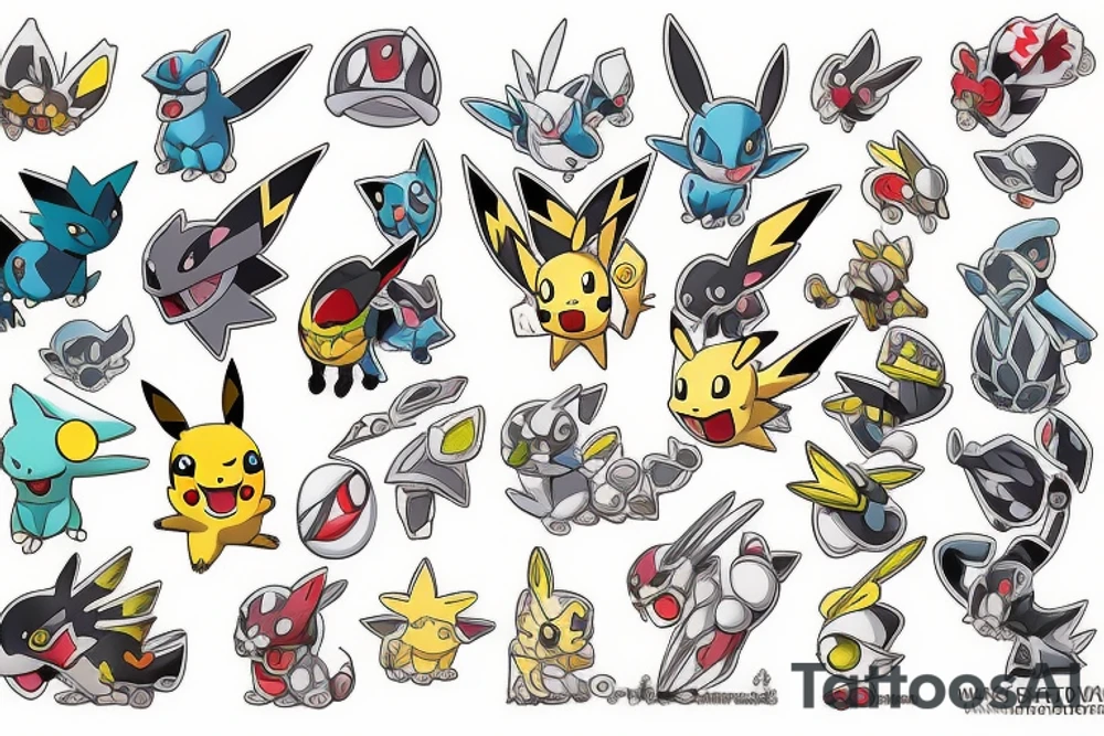 pokemon evoli tattoo idea