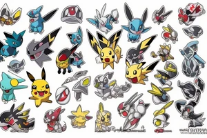pokemon evoli tattoo idea
