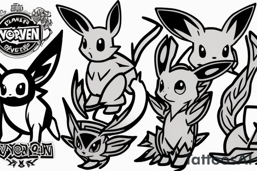 eevee pokemon tattoo idea