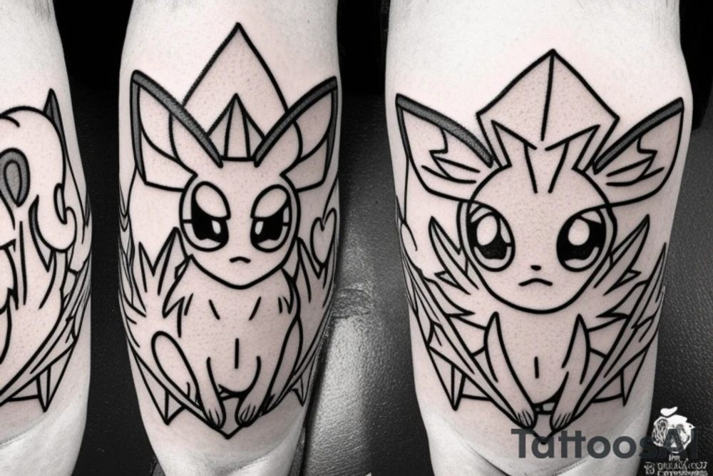 eevee pokemon tattoo idea