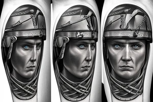 Roman Legionary fighting tattoo idea