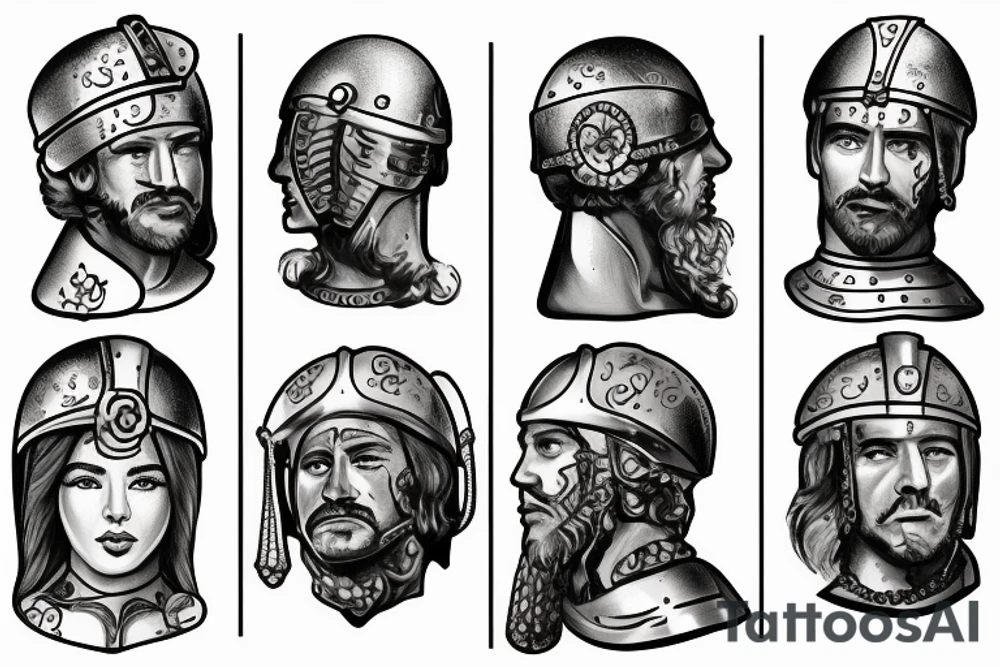 Roman Soldier tattoo idea