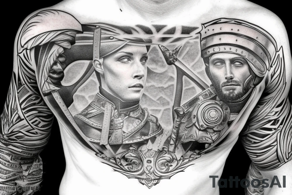 Roman Soldier tattoo idea