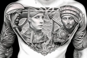 Roman Soldier tattoo idea