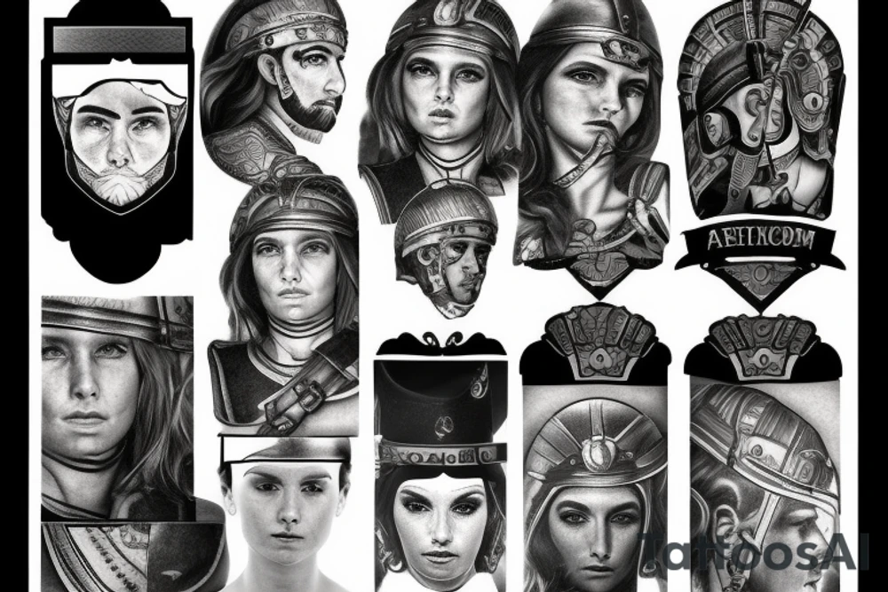 Roman Soldier tattoo idea