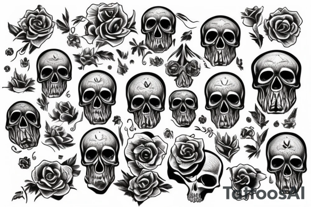 skull tattoo tattoo idea