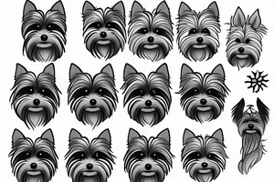 Yorkie memorial tattoo idea