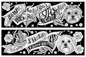 Yorkie memorial tattoo idea