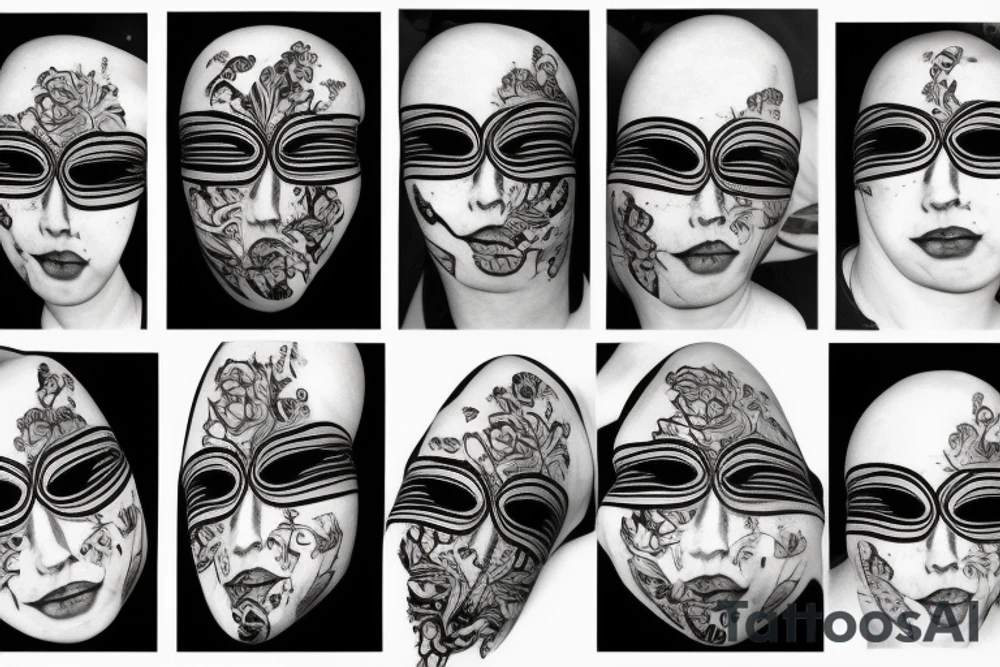 Justita blindfolded tattoo idea