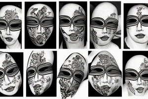 Justita blindfolded tattoo idea