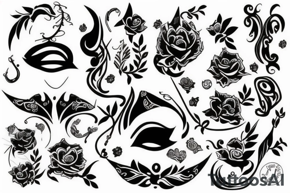 Justita blindfolded tattoo idea