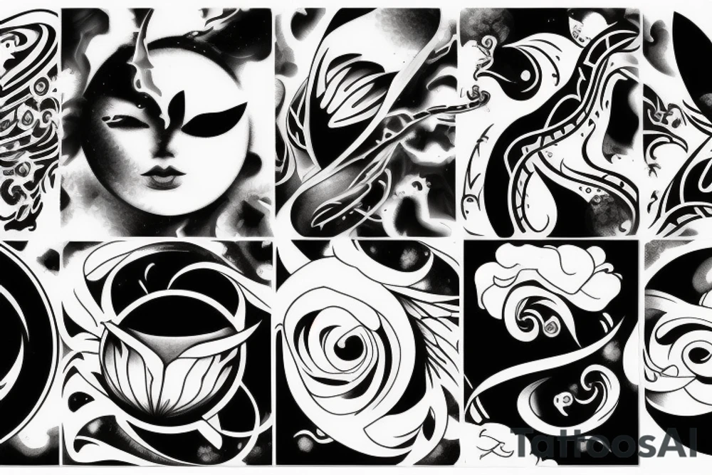 eclipse tattoo idea