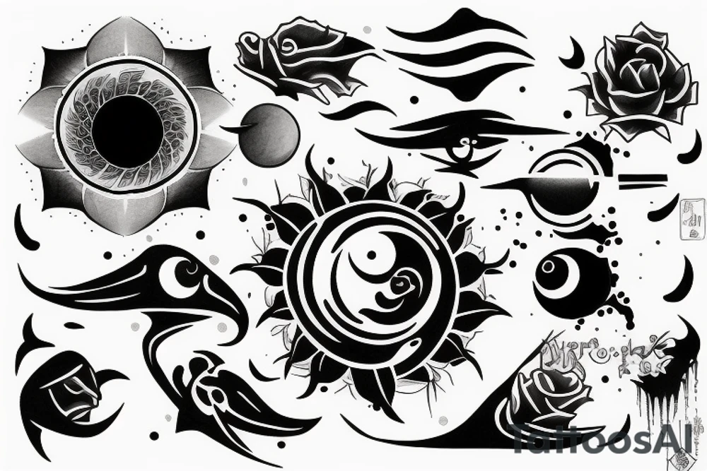 Eclipse tattoo idea