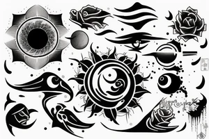 Eclipse tattoo idea