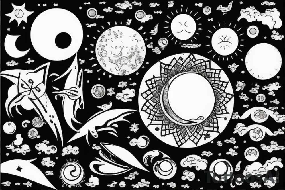 Eclipse tattoo idea